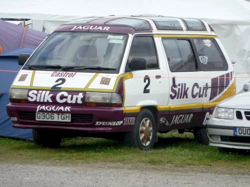 The Jaguar Silk Cut minvan