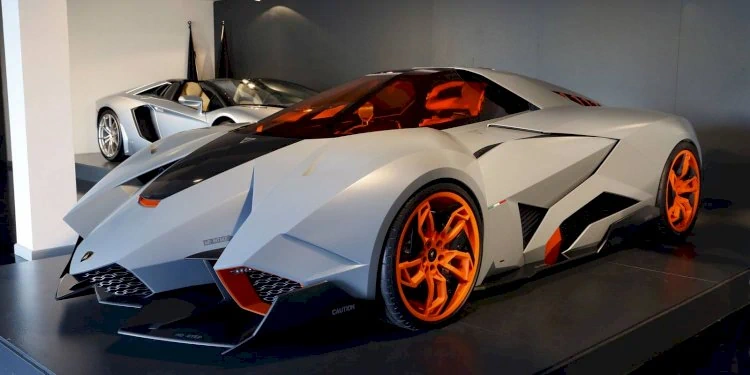 The Egoista on Permanent Display at Lamborghini Museum. Photo by Automobili Lamborghini