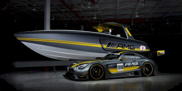 Two Powerhouses Roared into the Miami International Boat Show. Photo by Mercedes-AMG GmbH