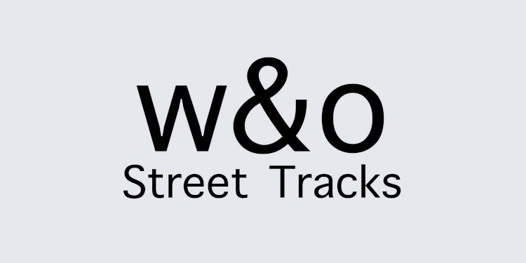 W&O Street Tracks presents WO013. Photo by W&O Street Tracks