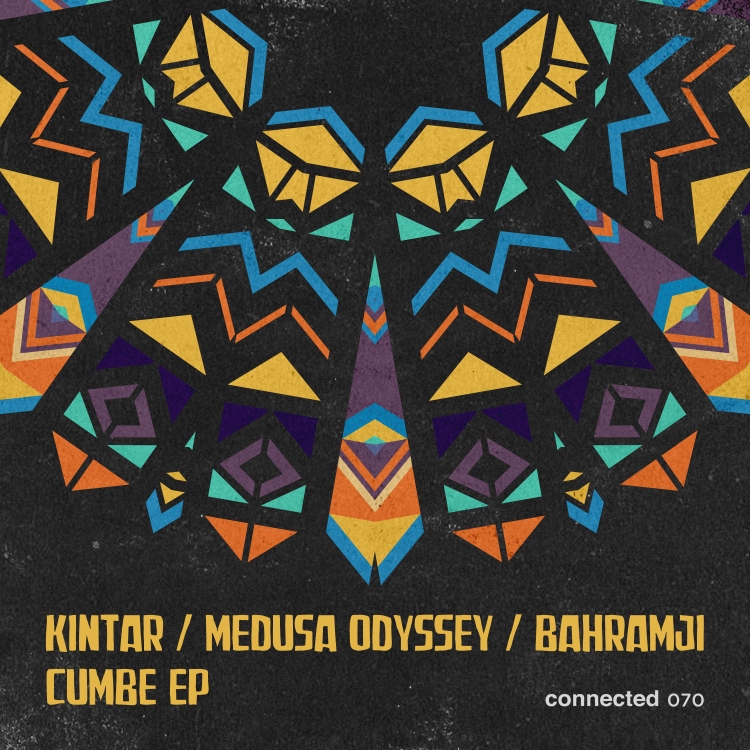 Cumbe EP by Kintar, Medusa Odyssey, Bahramji. Art by connected