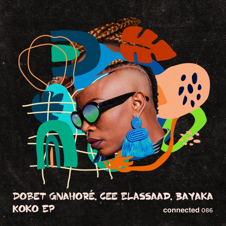 Koko EP by Dobet Gnahoré, Cee ElAssaad & Bayaka. Art by connected