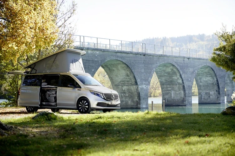 Mercedes-Benz Vans brings electrification to vanlife. Photo by Mercedes-Benz AG
