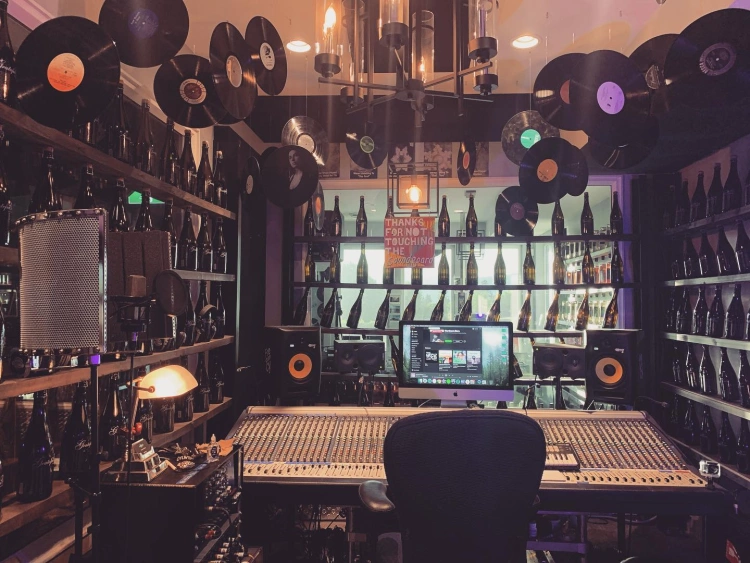 Where sound and wine come together. Photo by Frequency Winery