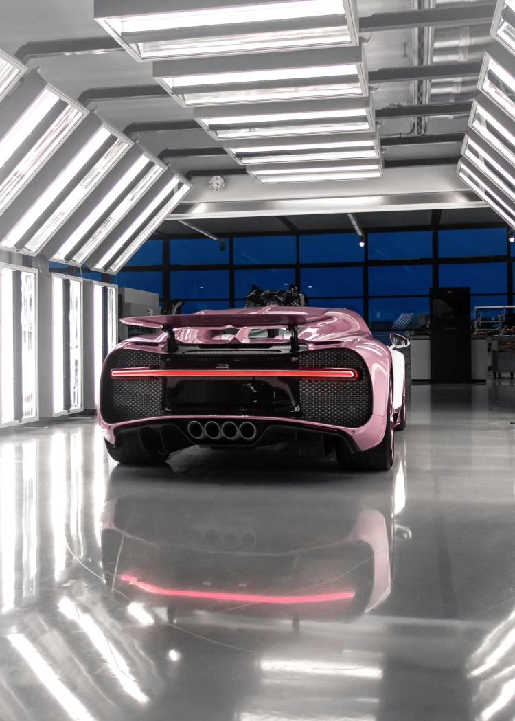 A Bugatti Chiron Sport named Alice