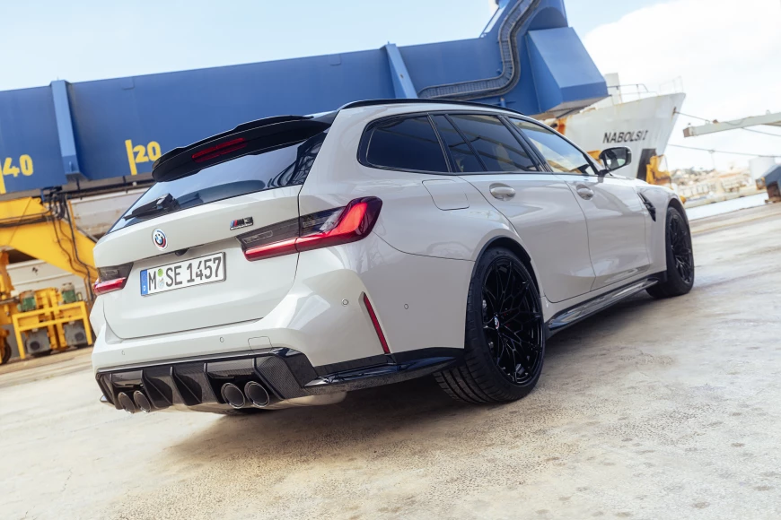 Tailpipes for days on the BMW M3 Touring