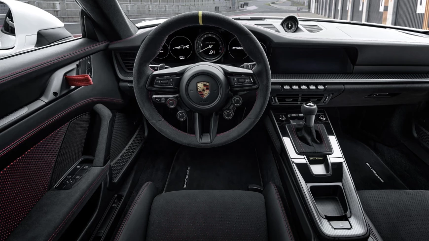 Interior of the new Porsche 911 GT3 RS